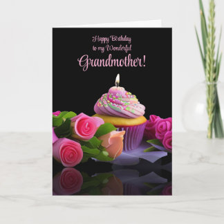 Oma Grootmoeder Gelukkige Verjaardag Rozen Kaart