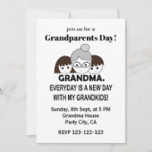 Oma Grootmoeder Schattige Oma Kaart (Voorkant)