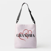 Oma hart1 crossbody tas (Achterkant)