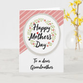 Oma Hart Kaart (Gele Bloem)
