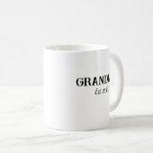 Oma heeft een aangepaste Mok ingesteld (Voorkant rechts)