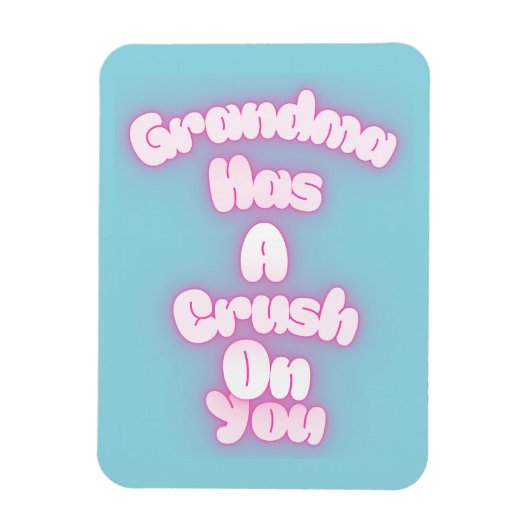 Oma heeft een oogje op je magneet (Verticaal)