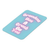 Oma heeft een oogje op je magneet (Linkerzijde)