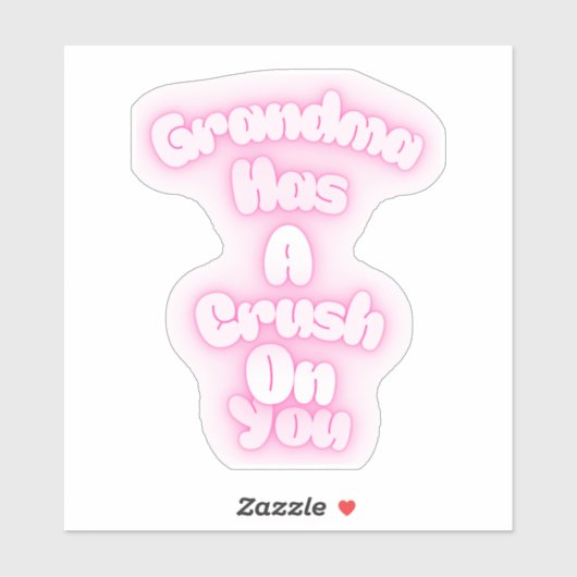 Oma heeft een oogje op je sticker (Vel)