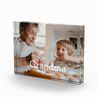Oma Heeft Modern Fotocadeau Opgericht Fotoblokken