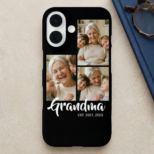 Oma heeft modern schrift zwart 3 foto iPhone 16 hoesje