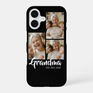 Oma heeft modern schrift zwart 3 foto iPhone 16 hoesje