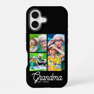Oma heeft modern schrift zwart 3 foto iPhone 16 hoesje