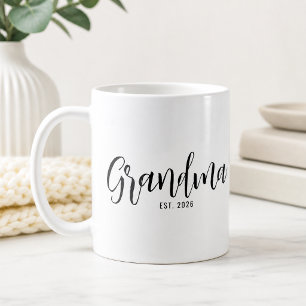 Oma heeft nieuwe oma opgericht koffiemok