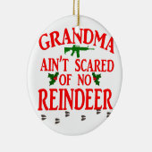 Oma heeft Ran over Keramisch Ornament (Rechts)