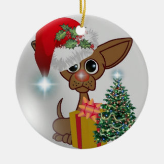 Oma - Het is een kerstfeest van Mousy Dog Keramisch Ornament