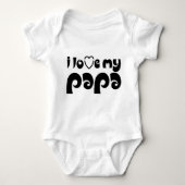 Oma houdt van papa romper (Voorkant)