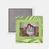 OMA: "Ik hou van oma" Fotolijst Magneet (Voorkant / Achterkant)