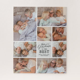 Oma is de Beste Foto Collage Legpuzzel