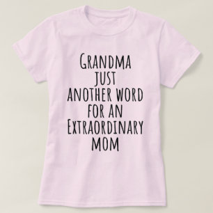 Oma is gewoon een ander woord voor buitengewone mo t-shirt