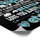 Oma is mijn beschermengel die gedenkdag mist poster (Hoek)