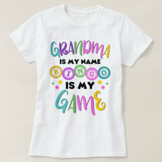 Oma is mijn naam Bingo is mijn spel T-shirt