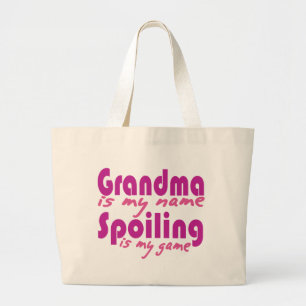 Oma is mijn naam grote tote bag