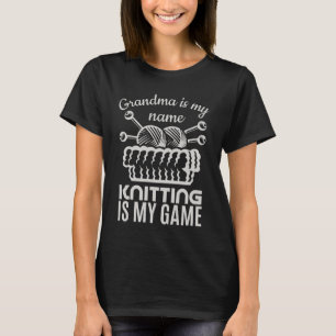 Oma is mijn naam... is mijn spel t-shirt
