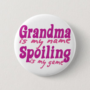 Oma is mijn naam ronde button 5,7 cm