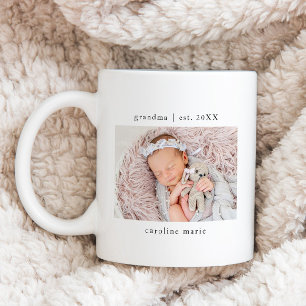 Oma Jaar Oprichting Baby Foto Koffiemok