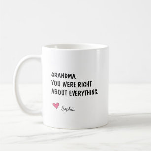 Oma, je had in alles gelijk koffiemok