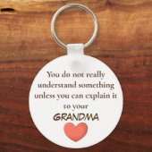 Oma Je moet sleutelhangers uitleggen (Voorkant)