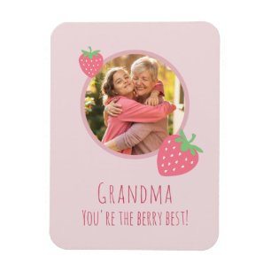 Oma, jij bent de beste Berry-foto Magneet
