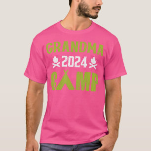Oma Kamp 2024 Familie Vakantie Zomer Kamperen C T-shirt
