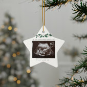 Oma Keepsake Kerstmis Zwangerschap Aankondiging Keramisch Ornament