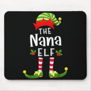 Oma Kerst Elf Bijpassende Pyjama Kerstfeest  Muismat