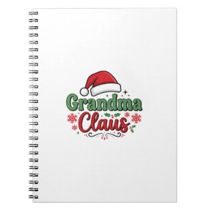 Oma Kerstman Kersthoed Notitieboek