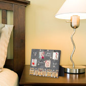 Oma Kerstmis Ginger Cookie Foto Grid Collage Fotoplaat