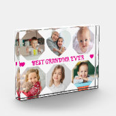 Oma Kleinkinderen Custom Photo Block Fotoblokken (Links)