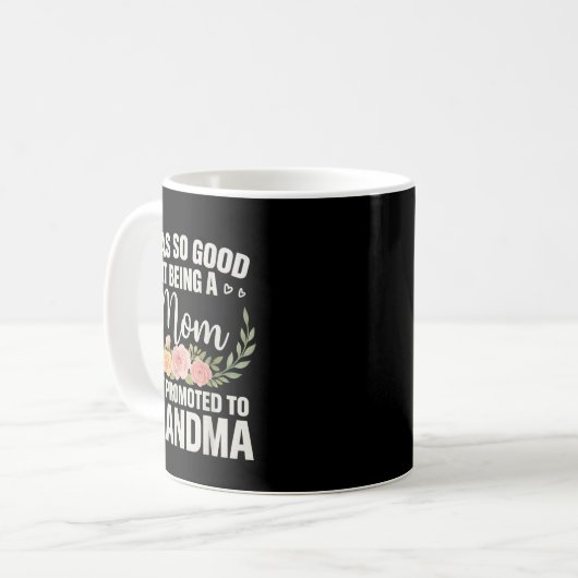 Oma kunst voor moeder vrouwen Grootmoeder gepromov Koffiemok (Voorkant links)