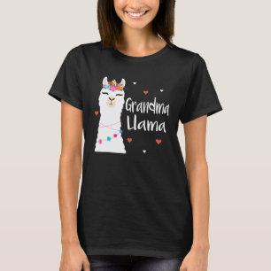Oma Lama Schattige Lamas Liefhebber Voor Vrouwen N T-shirt
