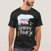 Oma LGBT Beer Transgender Rainbow LGBT Gay Lesb T-shirt (Voorkant)