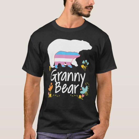 Oma LGBT Beer Transgender Rainbow LGBT Gay Lesb T-shirt (Voorkant)