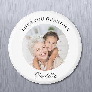 Oma lief cadeau foto magneet