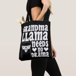 Oma Llama heeft geen drama nodig Moederdag Draagtas