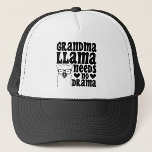 Oma Llama heeft geen drama nodig Schattige Granny  Trucker Pet