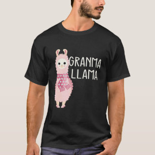 Oma Llama Liefhebber Voor Llama T-shirt