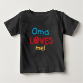 Oma Loves Me T-shirts en geschenken (Voorkant)
