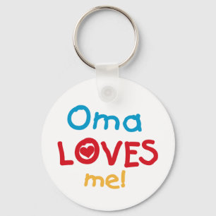 Oma Loves Me T-shirts en geschenken Sleutelhanger