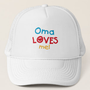 Oma Loves Me T-shirts en geschenken Trucker Pet