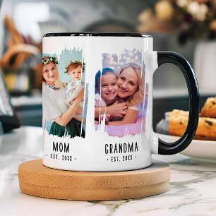 Oma mijlpalen foto's & jaren aangepaste tekst cade mok