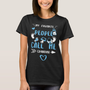 Oma Mijn favoriete mensen noemen me Oma Baby B T-shirt