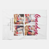 Oma modern 4 foto theedoek (Horizontaal)