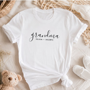 oma Moderne Moeder Kinderen Namen Oma Dag Tri-Blend Shirt