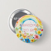 Oma moet worden | BABY SHOWER BUTTON (Voorkant /achterkant)